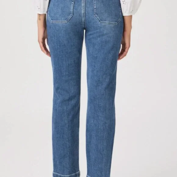 PAIGE Mayslie Straight Leg Ankle Jeans - Picture 10 of 12